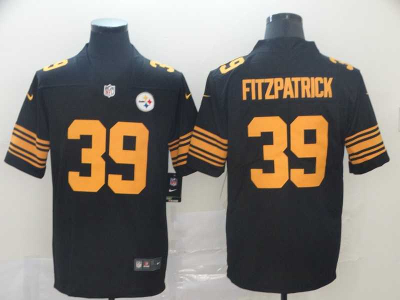 Nike Steelers 39 Minkah Fitzpatrick Black Color Rush Limited Jersey,We sell and wholesale Nike Steelers 39 Minkah Fitzpatrick Black Color Rush Limited Jersey on line form chian!